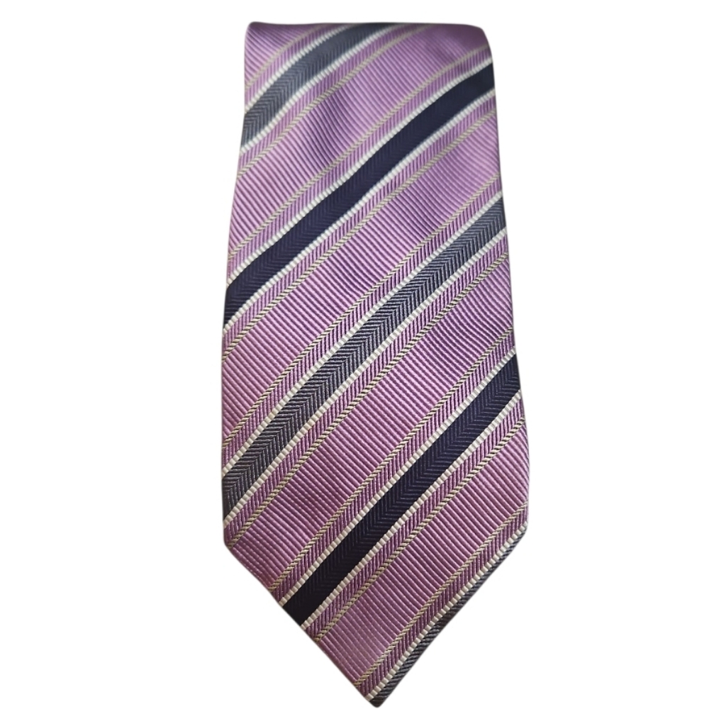 J.Z. Richards - Purple/Pink Striped Men's Tie